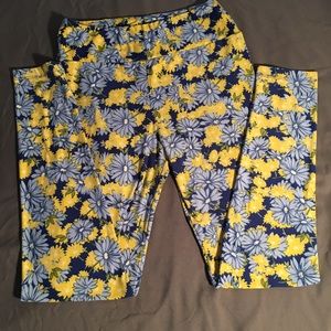 LuLaRoe Flower Leggings